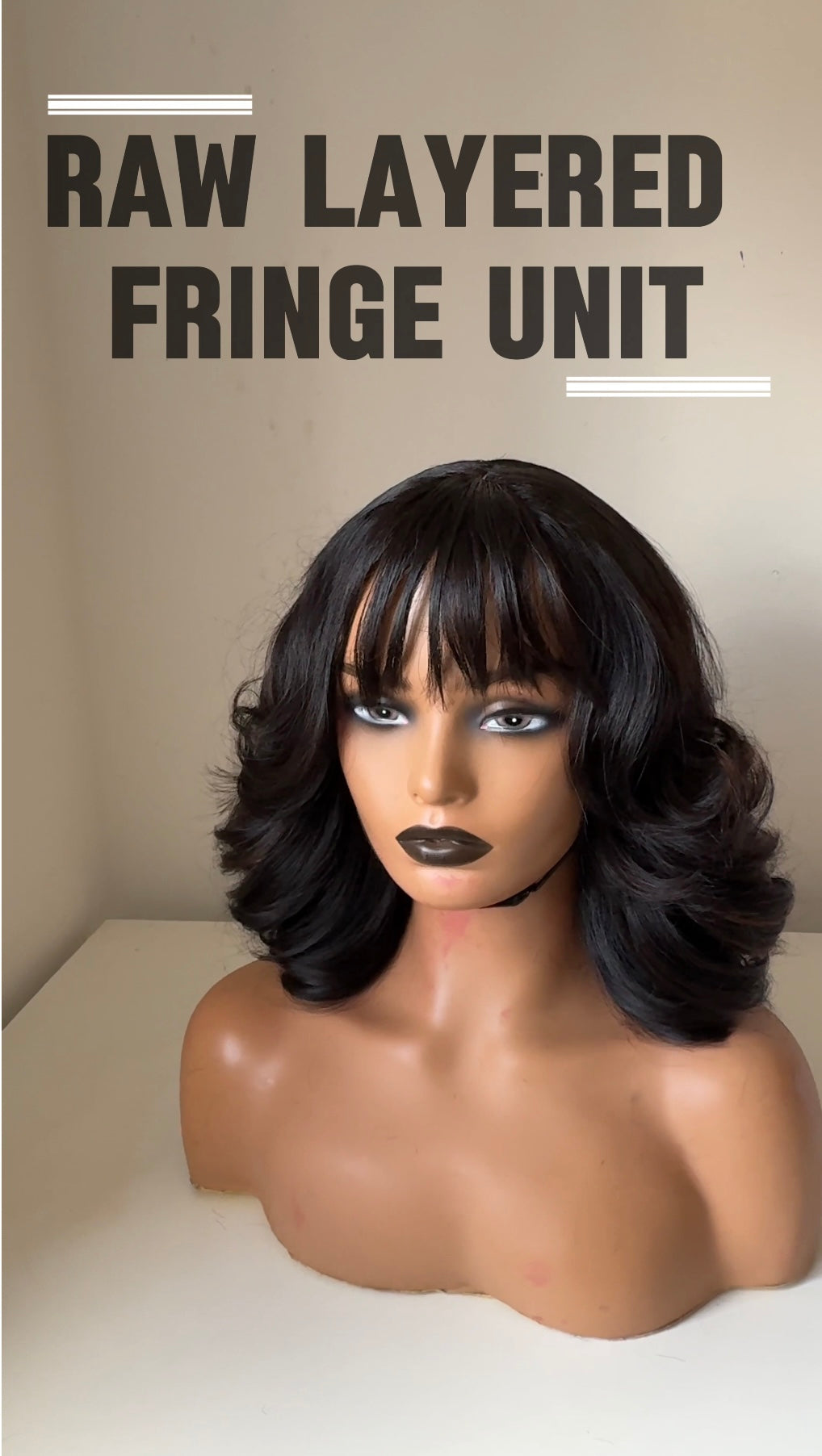 Raw Layered Fringe Unit 350g